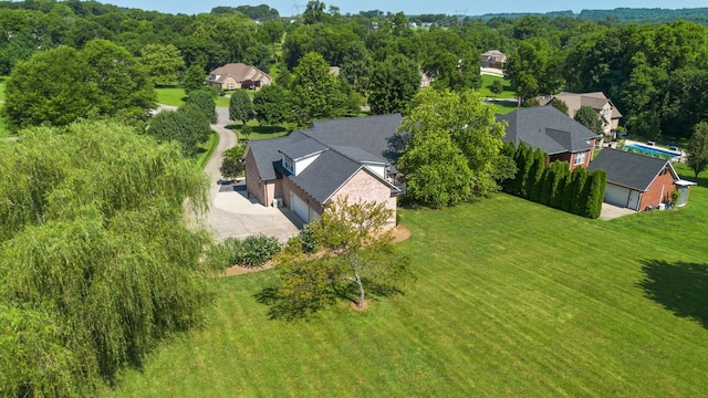 1057 The Long Run, Columbia, TN 38401 - view of subject property featuring a heavily wooded area