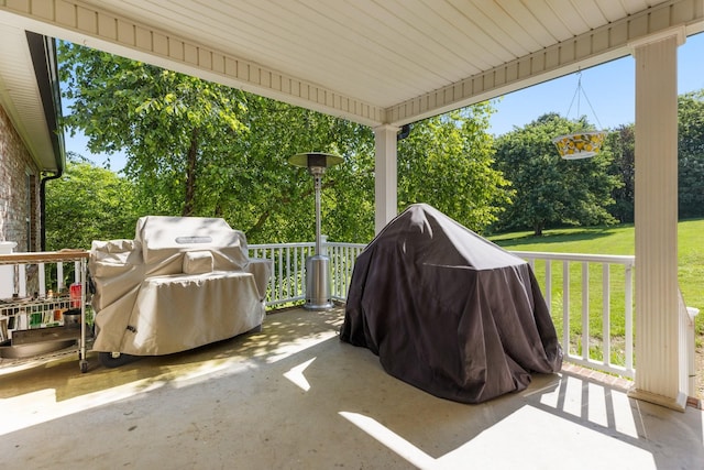 1057 The Long Run, Columbia, TN 38401 - view of patio / terrace with area for grilling