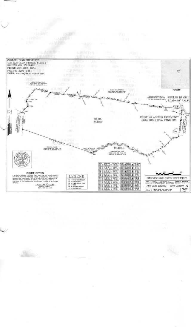 2270 Shuler Branch Rd, Ethridge, TN 38456 - map / location