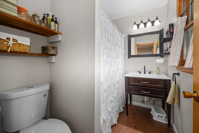 472 Shirley Rd, Smyrna, TN 37167 - full bathroom with vanity and wood-type flooring