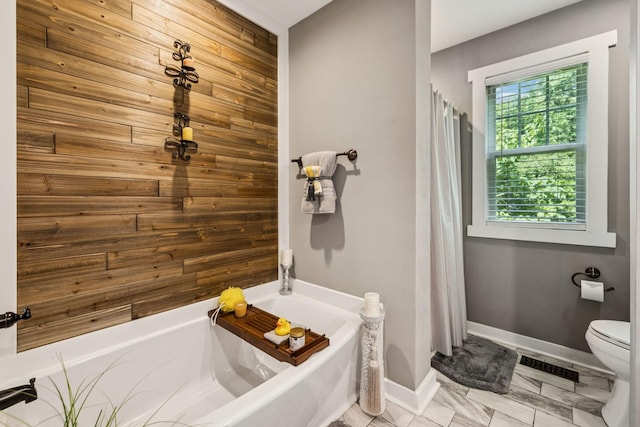 103 N Main St, Springfield, TN 37172 - bathroom with a bath and a shower with shower curtain