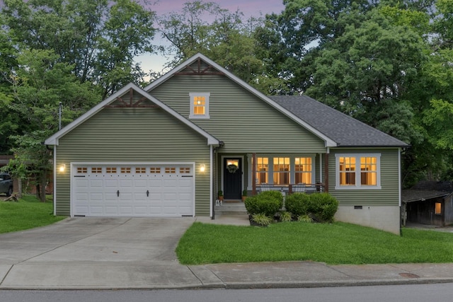 103 N Main St, Springfield, TN 37172 - traditional-style house featuring a porch, driveway, a garage, and a lawn