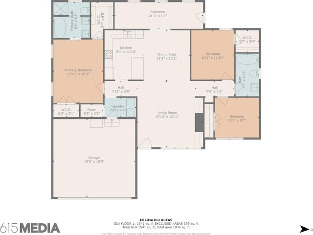 103 N Main St, Springfield, TN 37172 - view of floor plan / room layout