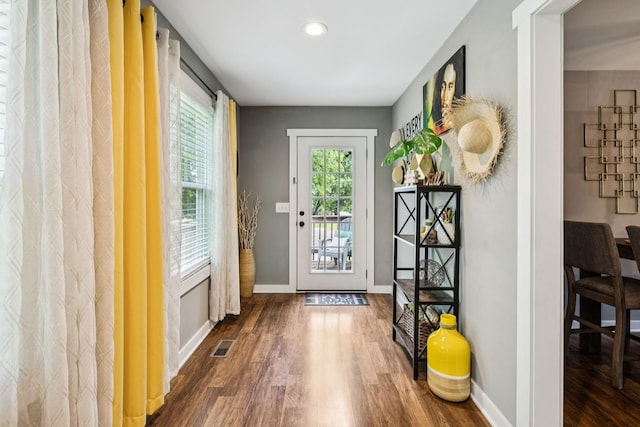 103 N Main St, Springfield, TN 37172 - doorway featuring wood finished floors and recessed lighting