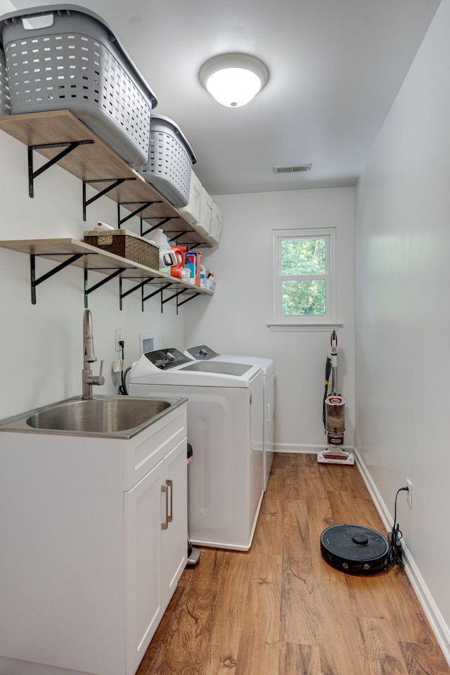 1448 Brighton Cir, Old Hickory, TN 37138 - laundry area featuring light wood-style flooring and independent washer and dryer