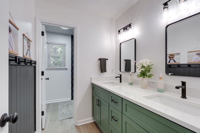 1448 Brighton Cir, Old Hickory, TN 37138 - full bathroom featuring double vanity and baseboards