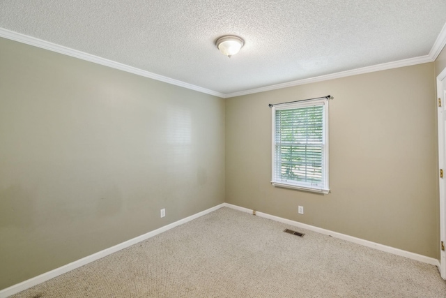 3171 Asbury Ln, Murfreesboro, TN 37129 - carpeted spare room featuring crown molding and a textured ceiling
