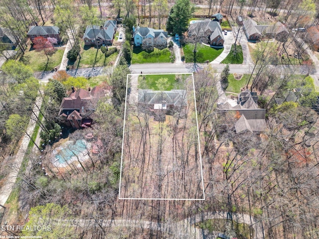 182 Whippoorwill Dr, Oak Ridge, TN 37830 - aerial view of residential area