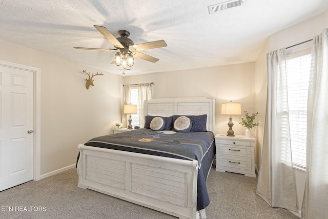 2032 Slippery Rock Cir, Sevierville, TN 37862 - bedroom with carpet floors, a ceiling fan, and a textured ceiling