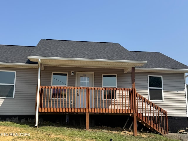 3445 Parker Blvd, Kodak, TN 37764 - rear view of property with roof with shingles