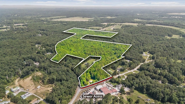 2727 Old Tilton Rd, Dalton, GA 30721 - aerial view of property's location with property parcel outlined