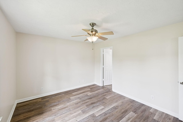 111 Platte Dr, Christiana, TN 37037 - spare room with a ceiling fan and wood finished floors