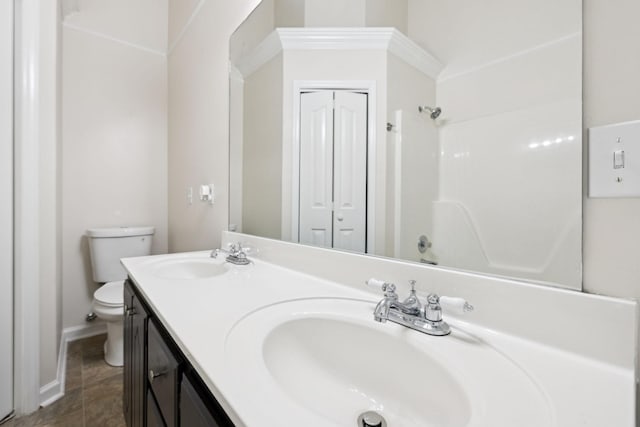 111 Platte Dr, Christiana, TN 37037 - bathroom with double vanity and a shower
