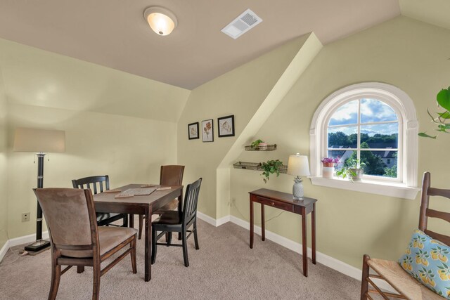 1794 Balvenie Ct, Brentwood, TN 37027 - dining area featuring lofted ceiling and carpet flooring