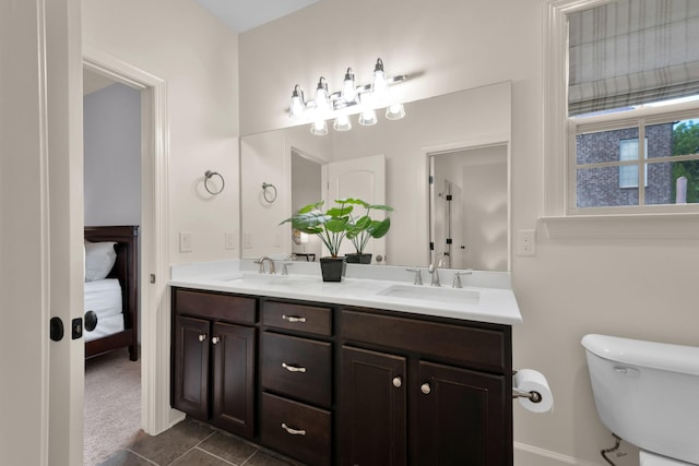 1794 Balvenie Ct, Brentwood, TN 37027 - ensuite bathroom with double vanity and tile patterned floors