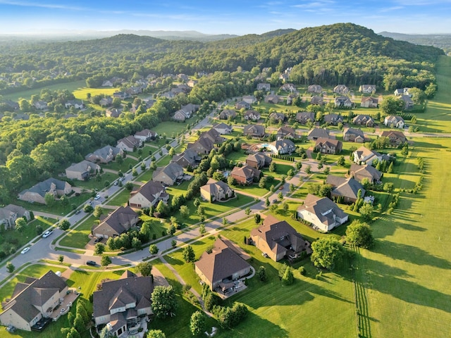 1794 Balvenie Ct, Brentwood, TN 37027 - aerial view of property and surrounding area with nearby suburban area and mountains