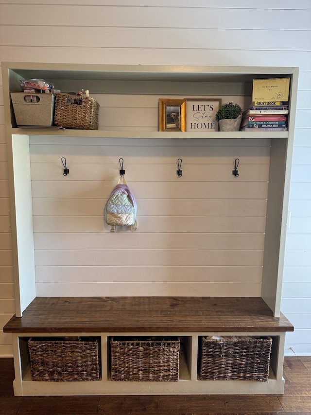 4803 Beryl Dr, Murfreesboro, TN 37128 - mudroom featuring wood walls