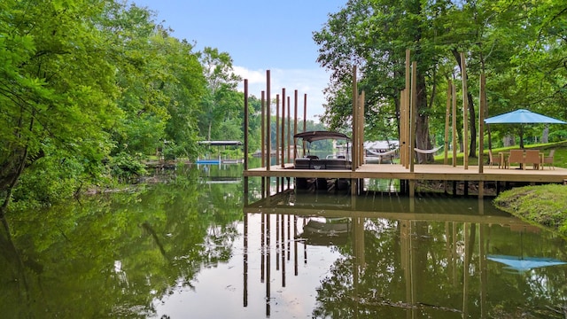 5920 Dogwood Dr, Harrison, TN 37341 - dock area with a water view