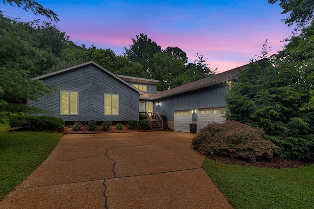 5122 Prince Phillip Cv, Brentwood, TN 37027 - mid-century modern home with driveway and an attached garage