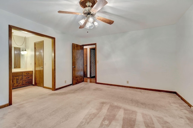 5122 Prince Phillip Cv, Brentwood, TN 37027 - unfurnished bedroom featuring carpet, ensuite bath, and a ceiling fan