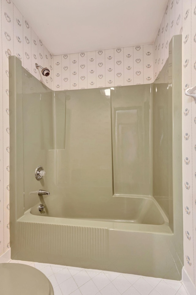 5122 Prince Phillip Cv, Brentwood, TN 37027 - bathroom featuring shower / bath combination and tile patterned floors