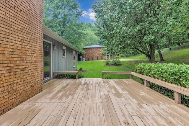 5122 Prince Phillip Cv, Brentwood, TN 37027 - wooden terrace with a lawn