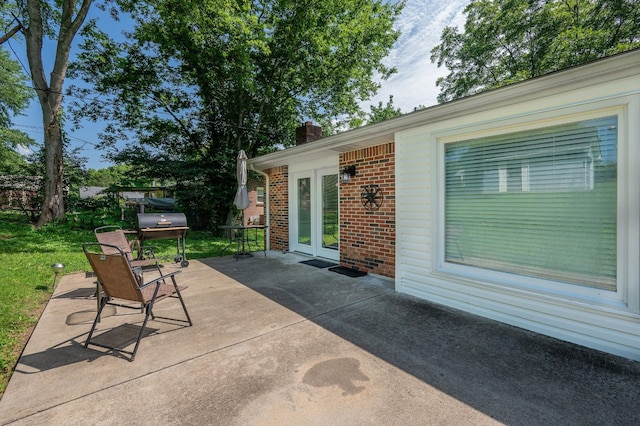 332 Old Dunbar Cave Rd, Clarksville, TN 37043 - view of patio / terrace featuring area for grilling and french doors