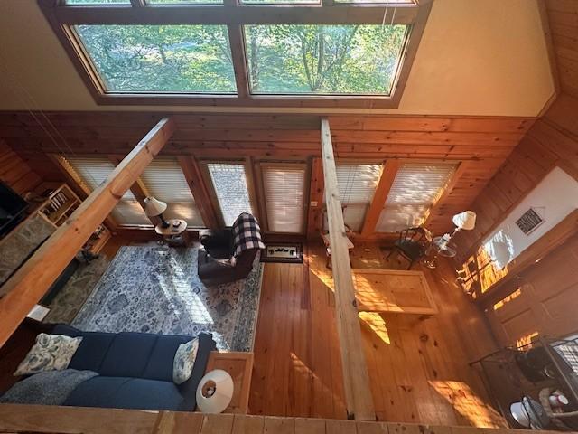 10 Meadow Brook Ln, Spencer, TN 38585 - living room featuring hardwood / wood-style flooring