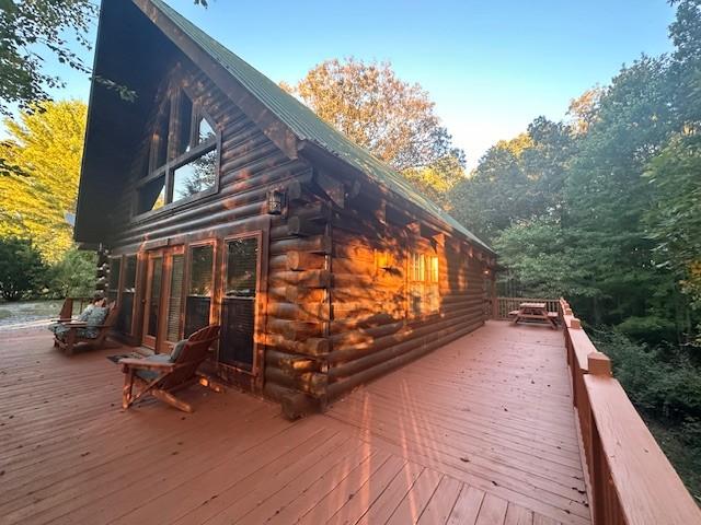 10 Meadow Brook Ln, Spencer, TN 38585 - view of wooden terrace