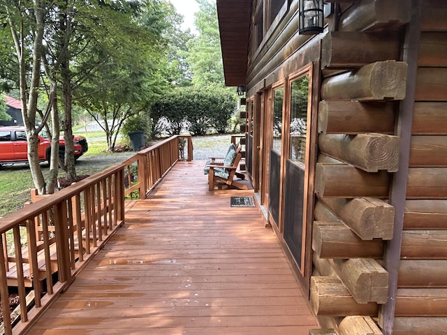 10 Meadow Brook Ln, Spencer, TN 38585 - view of wooden terrace