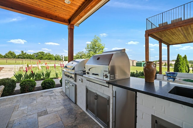 4720 Edwardian Trce, Franklin, TN 37067 - view of patio featuring exterior kitchen