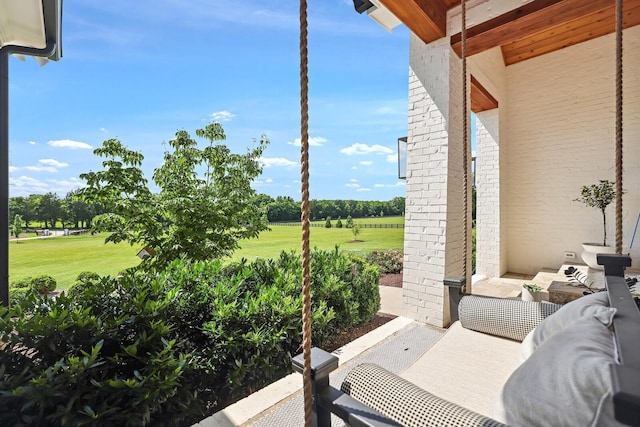 4720 Edwardian Trce, Franklin, TN 37067 - view of patio featuring view of golf course