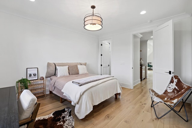 4720 Edwardian Trce, Franklin, TN 37067 - bedroom featuring light wood-style floors and recessed lighting