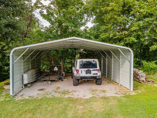 266 Clear Creek Cir, Pulaski, TN 38478 - view of vehicle parking with a carport