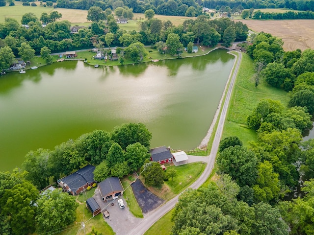 266 Clear Creek Cir, Pulaski, TN 38478 - drone / aerial view of a large body of water and a tree filled landscape