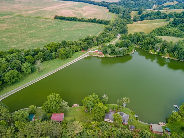 266 Clear Creek Cir, Pulaski, TN 38478 - overview of rural landscape with a large body of water and a tree filled landscape