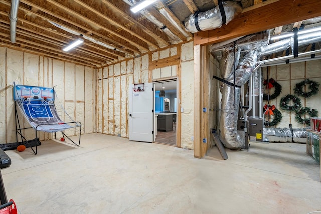 2996 S Rutland Rd, Mount Juliet, TN 37122 - unfinished below grade area featuring heating unit