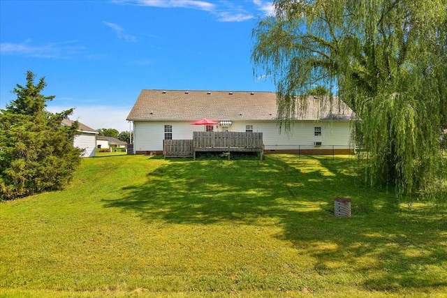 1311 Clifford Dr, Murfreesboro, TN 37129 - back of house featuring a wooden deck