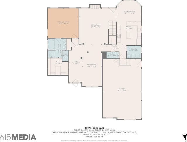 2819 Silver Springs Ct, Murfreesboro, TN 37128 - view of room layout
