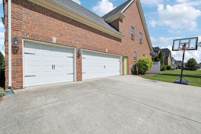 2819 Silver Springs Ct, Murfreesboro, TN 37128 - view of side of property featuring driveway, brick siding, roof with shingles, and a yard