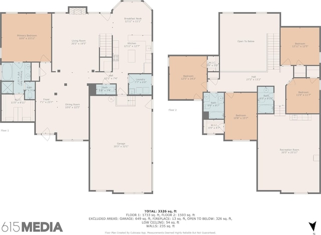 2819 Silver Springs Ct, Murfreesboro, TN 37128 - view of home floor plan