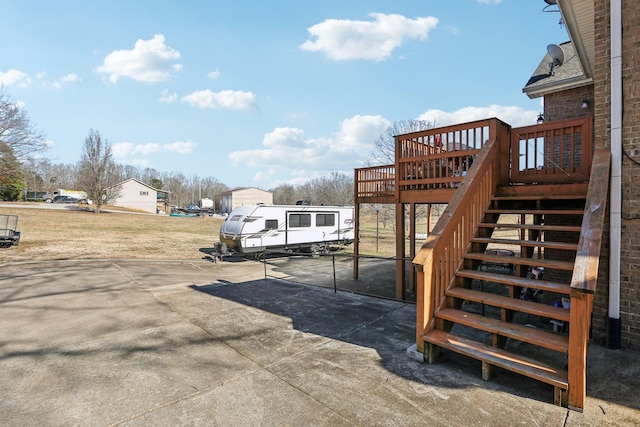 311 Downs Rd, Cumberland City, TN 37050 - view of vehicle parking with stairs
