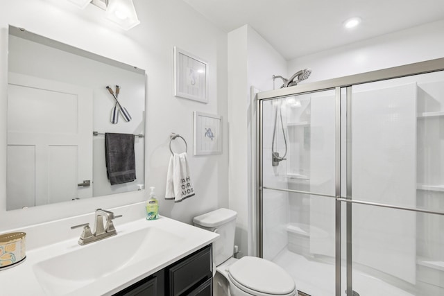 2617 Thornton Grove Blvd, Nashville, TN 37207 - bathroom featuring vanity and a stall shower