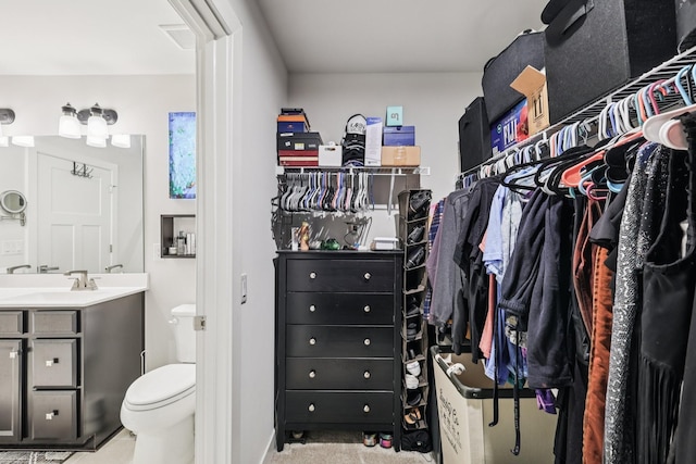 2617 Thornton Grove Blvd, Nashville, TN 37207 - walk in closet featuring a sink