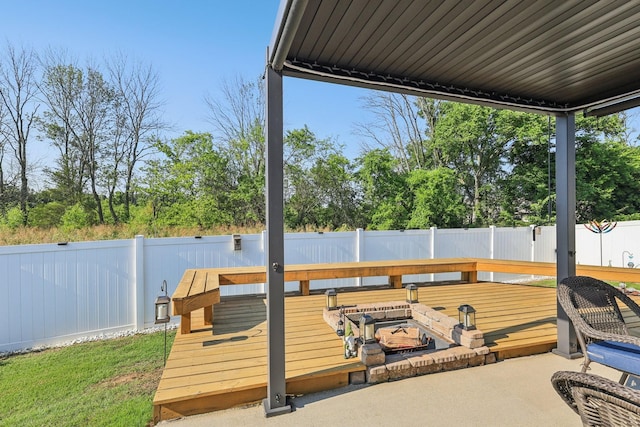 2617 Thornton Grove Blvd, Nashville, TN 37207 - wooden deck with a fenced backyard