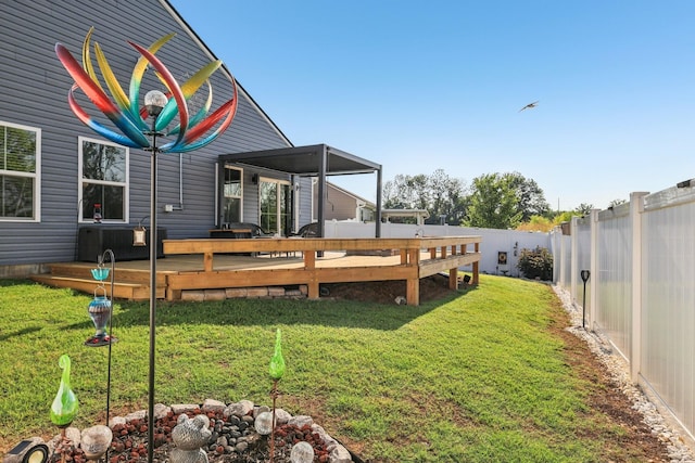 2617 Thornton Grove Blvd, Nashville, TN 37207 - deck featuring a fenced backyard