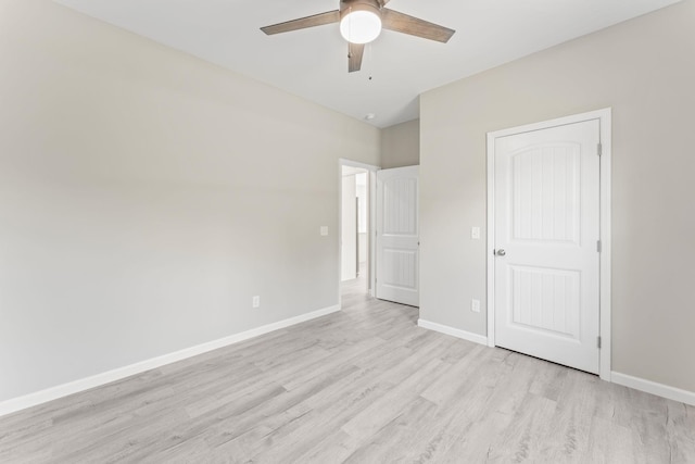 4315 Surji Cir, Centerville, TN 37033 - unfurnished bedroom featuring light wood-style flooring and a ceiling fan