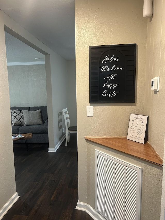 273 E Lake St, Camden, TN 38320 - hall featuring wood finished floors and baseboards