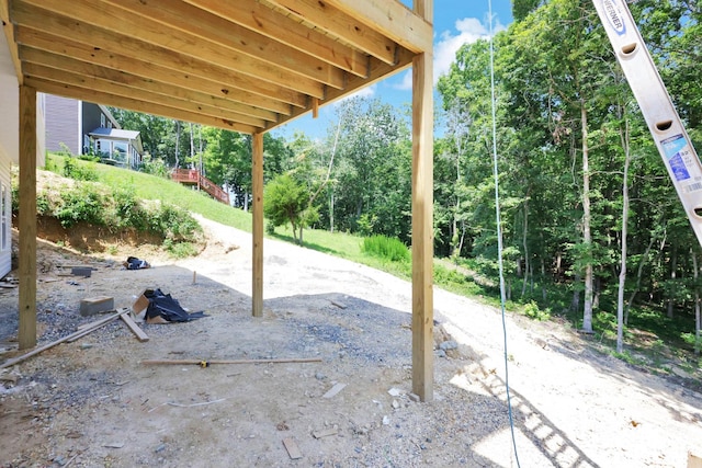 12151 Bull Run, Birchwood, TN 37308 - view of patio featuring view of wooded area