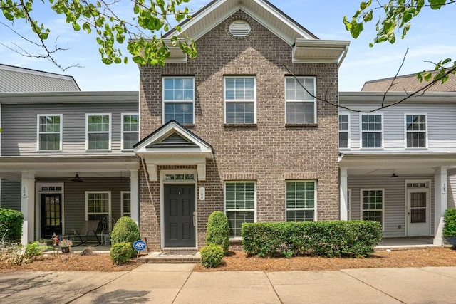 4316 Summercrest Blvd Unit 104, Antioch, TN 37013 - townhome / multi-family property with covered porch and brick siding